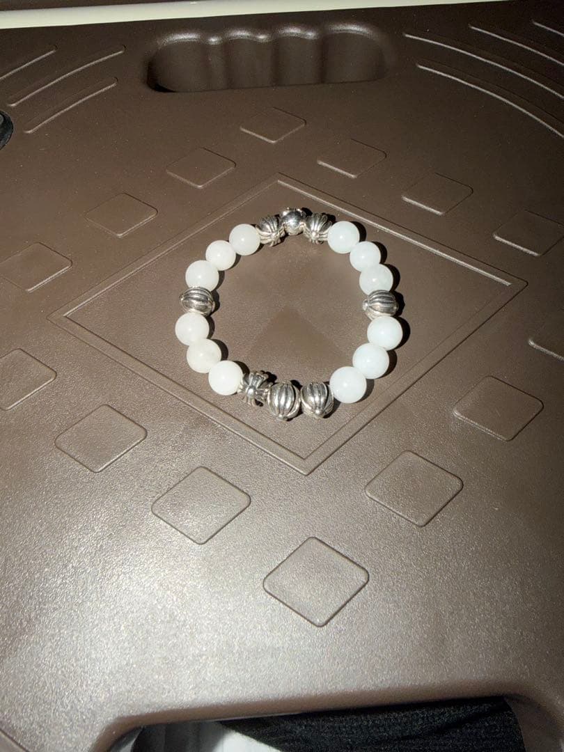 T*E様 クロムハーツブレスレット ホワイトクオーツ
