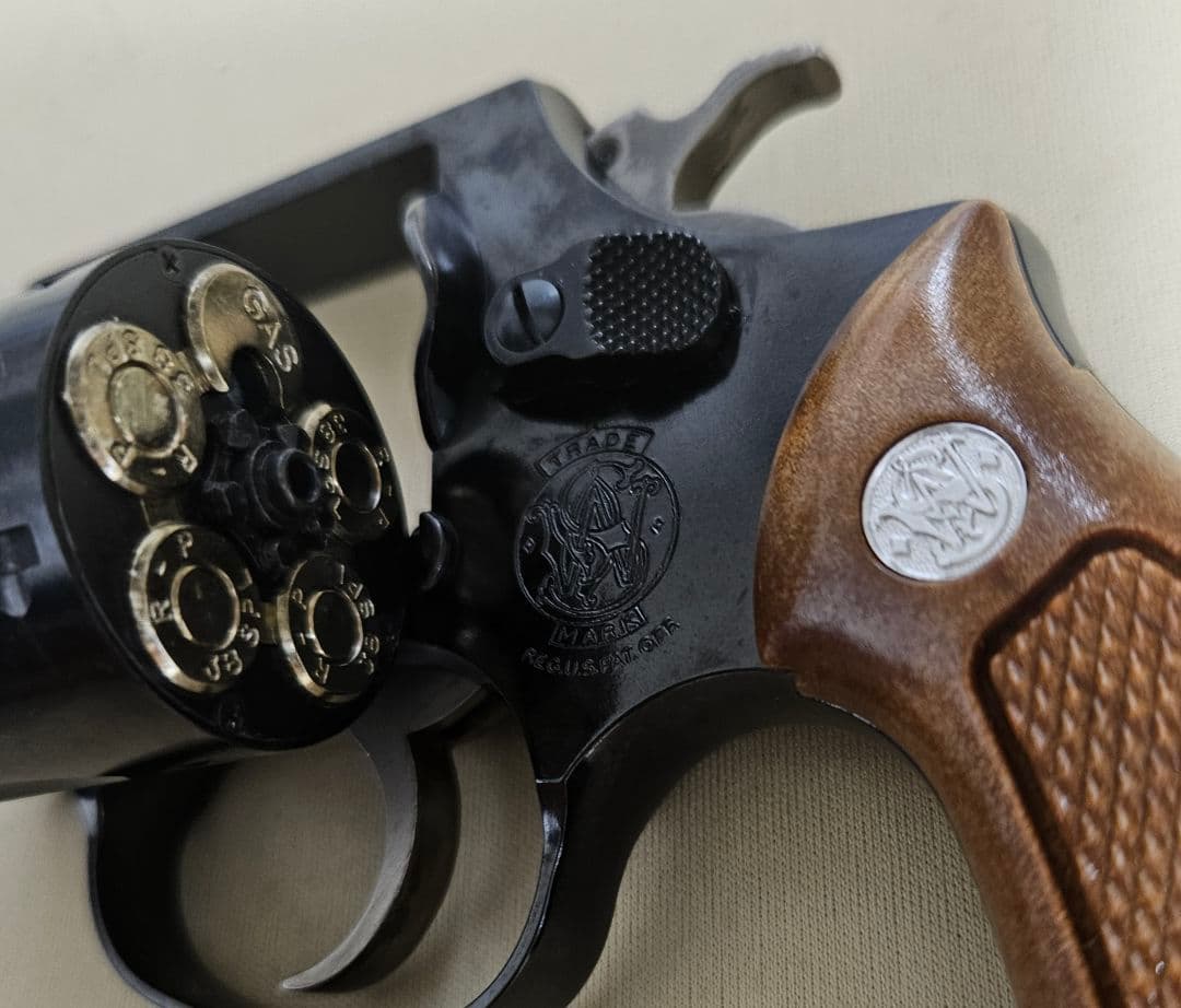 タナカ　S&W Model 36 ガスガン スティールジュピターフィニッシュ仕様