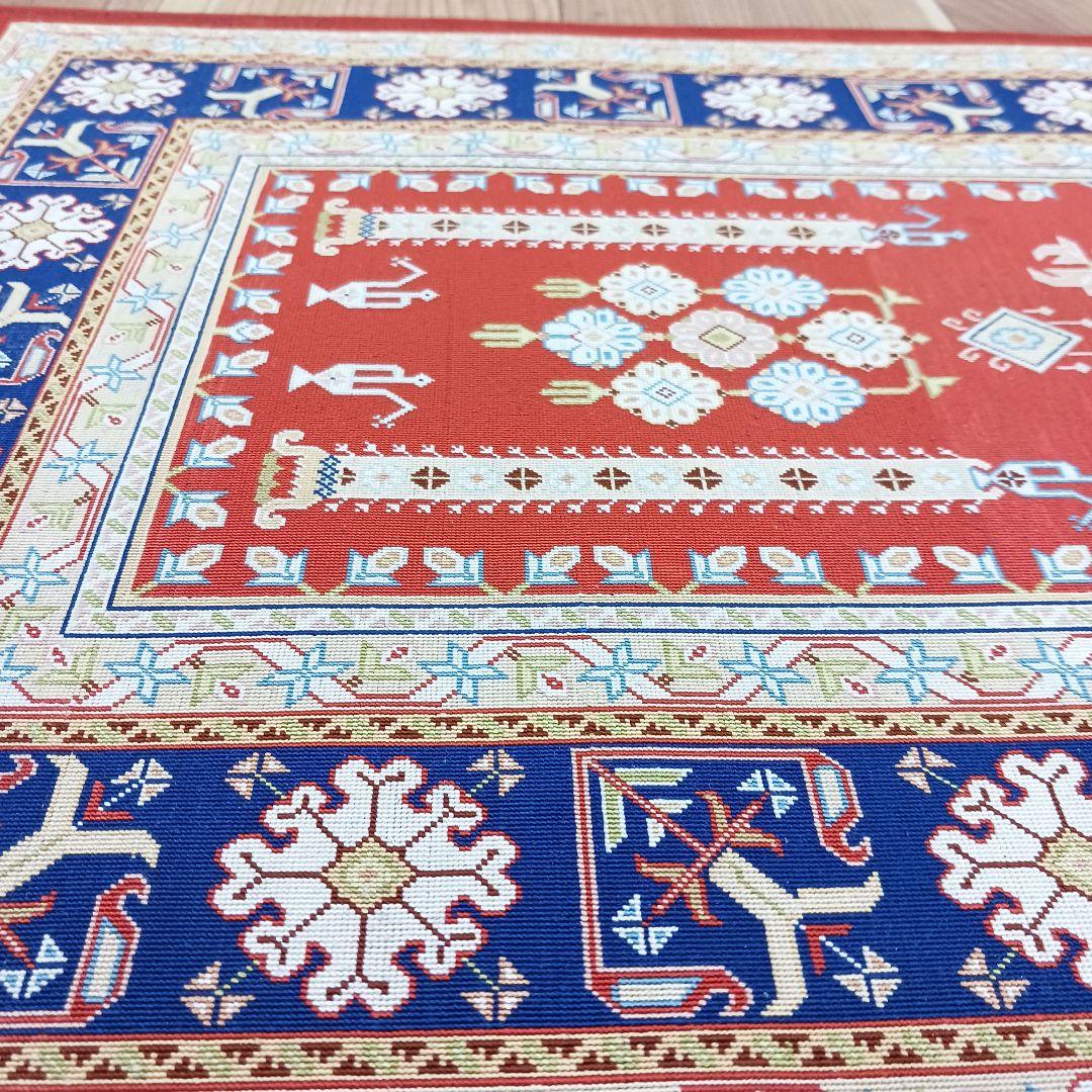 Y3284 トルコ絨毯 ヘレケ シルク100% 手織144万ノット 工房サイン