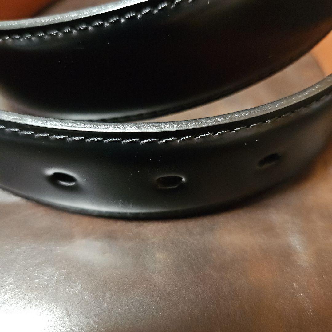 シェルコードバン一枚革ベルト