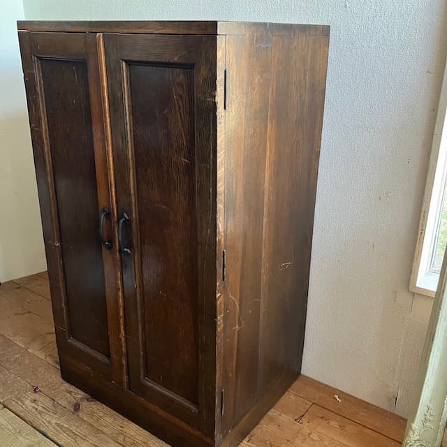 ヴィンテージ 書類ケース 引き出し 書類棚 棚 木製チェスト 箪笥 レトロ 北欧