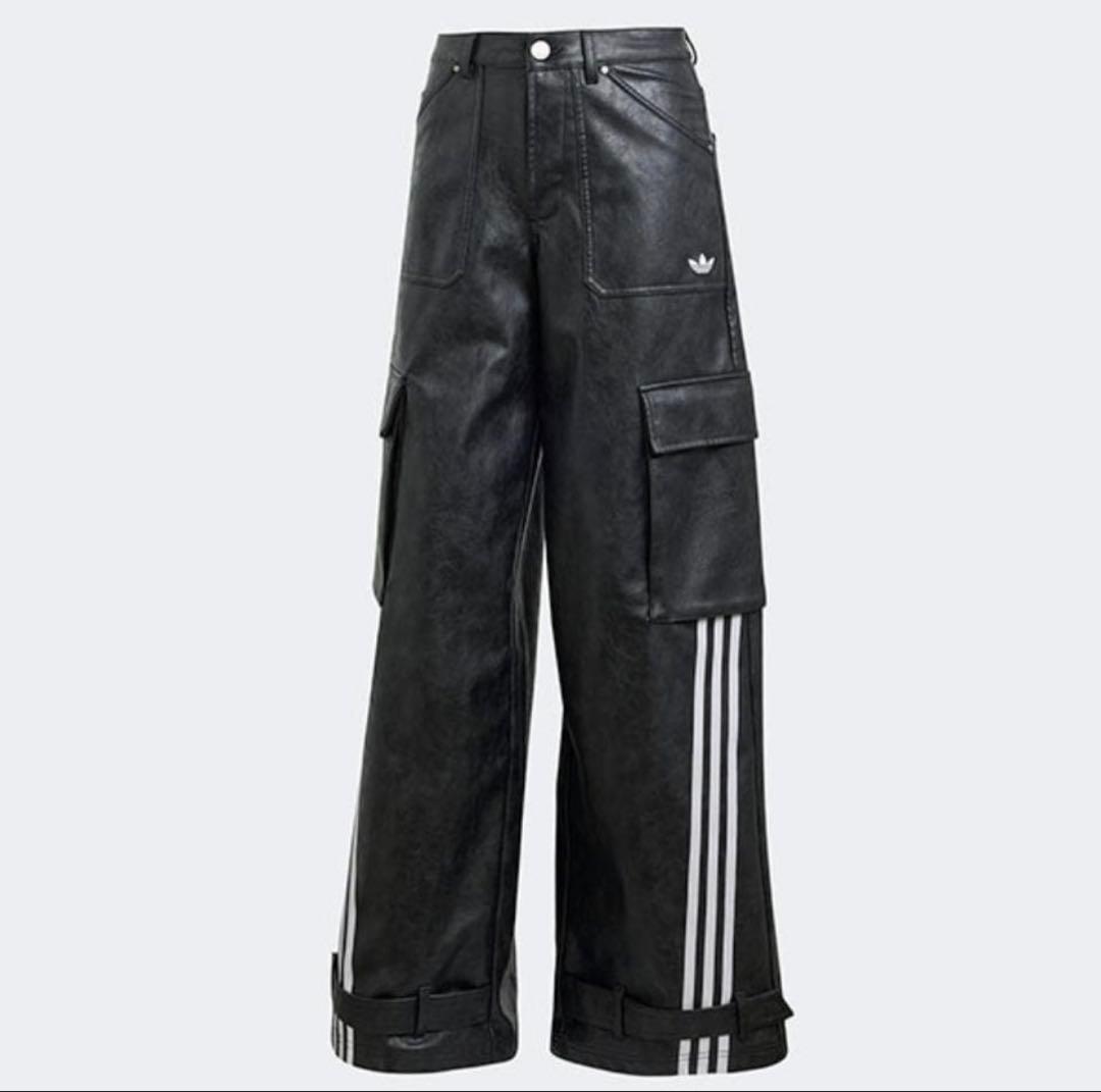 サイズ28】ADILENIUM シーズン 3 ビンテージ フェイクレザーパンツ