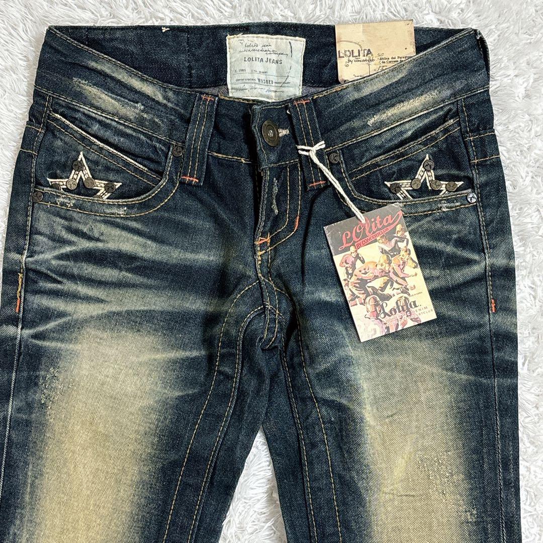 未使用タグ付　archive Lolita jeans flare denim