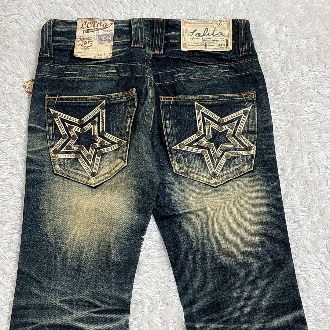 未使用タグ付　archive Lolita jeans flare denim