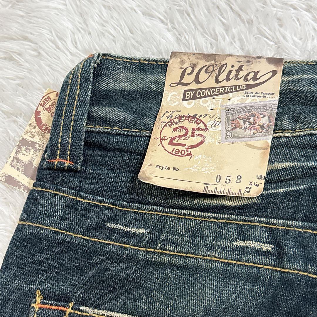 未使用タグ付　archive Lolita jeans flare denim
