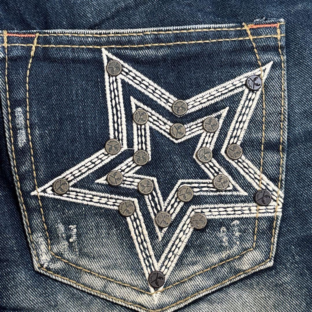 未使用タグ付　archive Lolita jeans flare denim