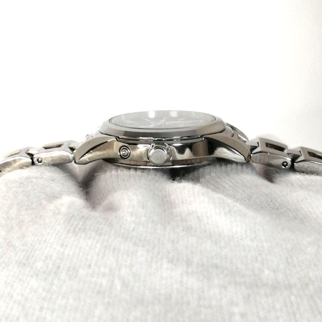 稼働✨ SEIKO　ルキア　時計　4P ダイヤ　サファイヤガラス　デイト　限定