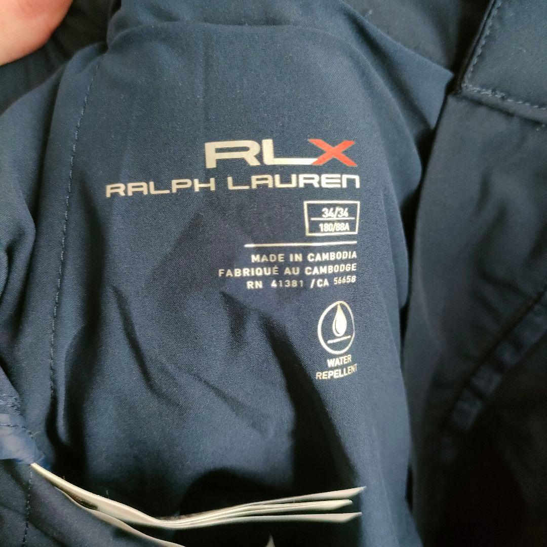 【SALE】RLX RALPH LAUREN 中綿 ゴルフパンツ 撥水 紺 k