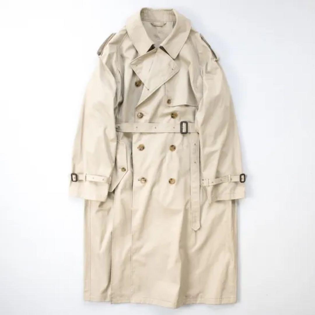 ま*る様 stein 20ss DOUBLE SHADE TRENCH COAT