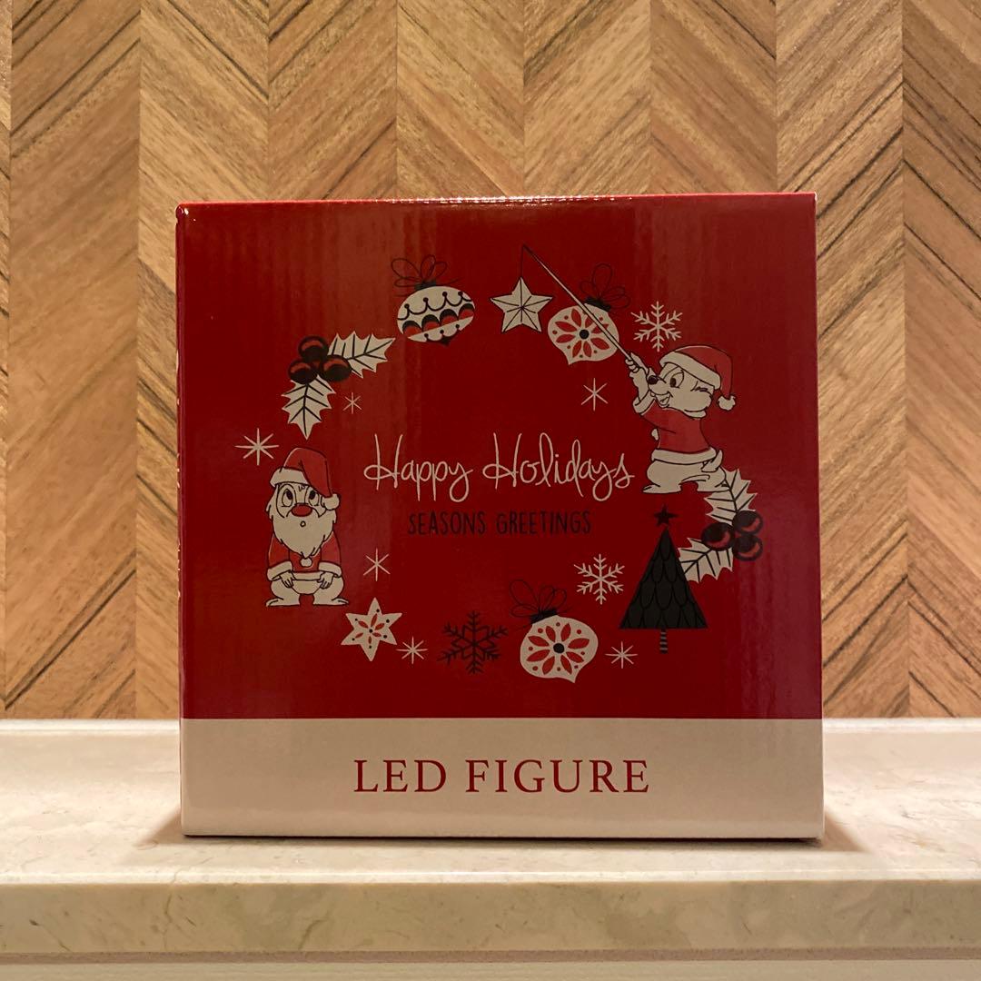 塗りチェック済み☆チップ＆デール☆LEDライト☆DISNEY CHRISTMAS