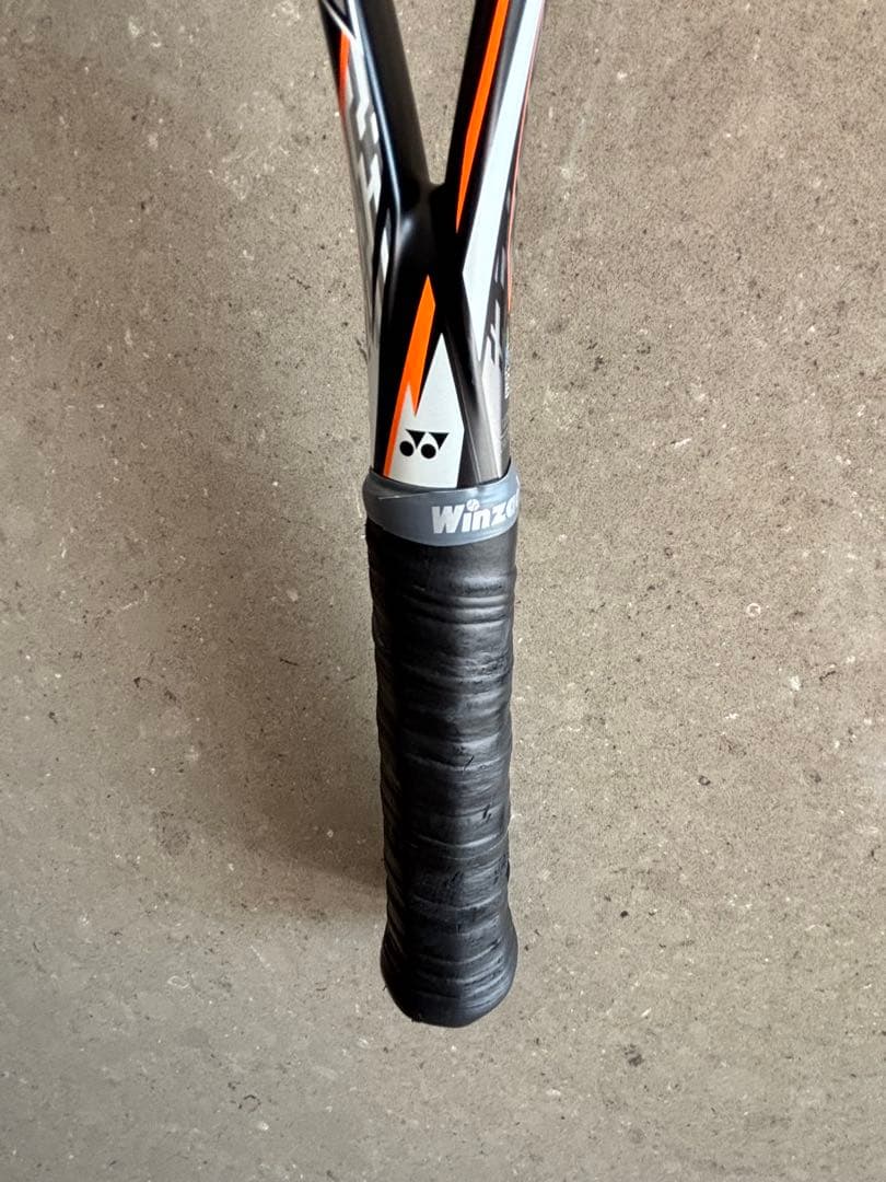 エフレーザー7V カバー付　ラケット　ソフトテニス　オレンジ　美品