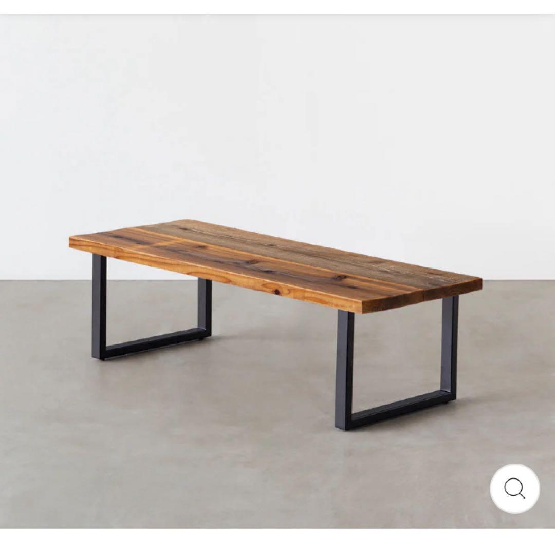 KANADEMONO THE LOW TABLE 無垢杉 ヴィンテージスタイル