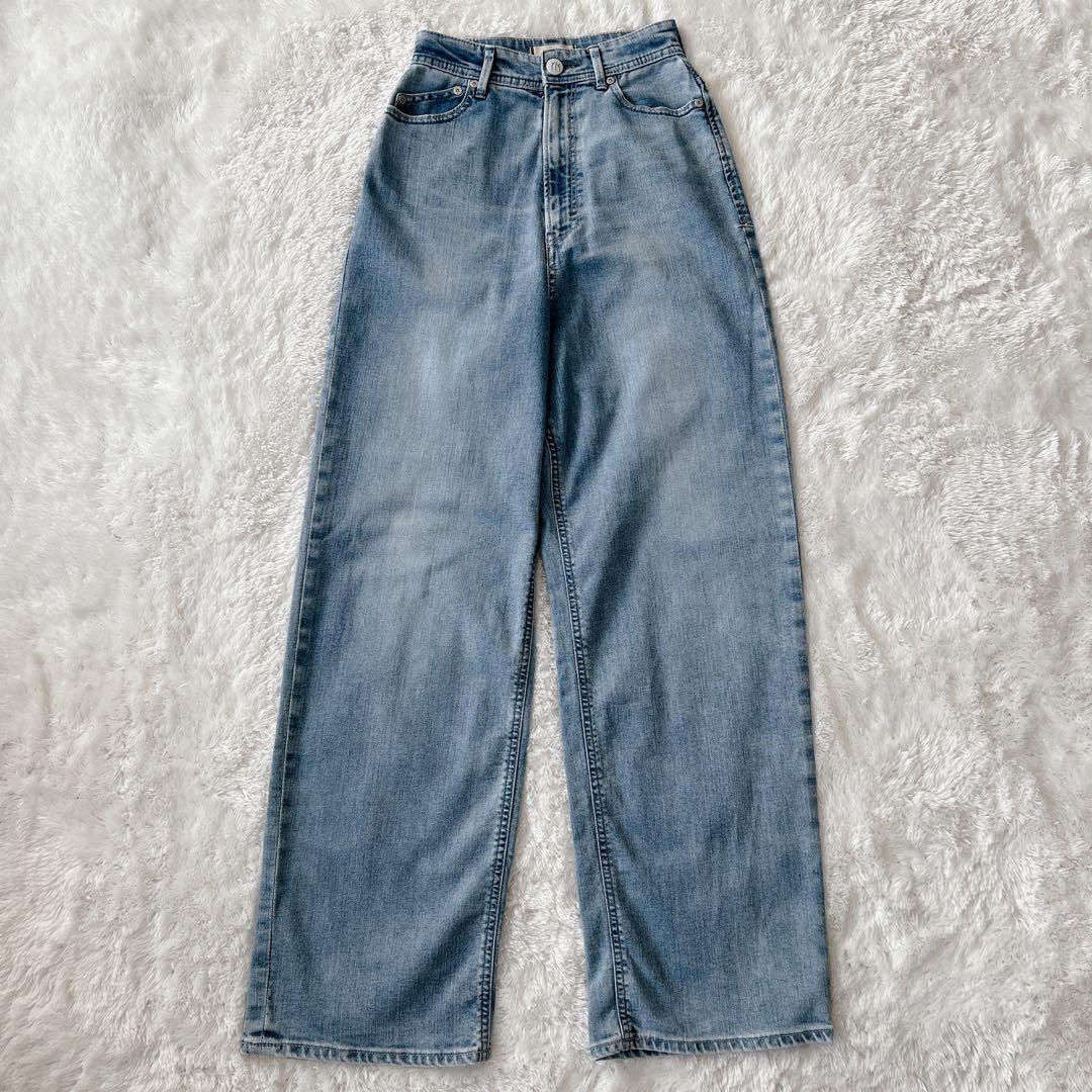 YANUK joanライトブルー　ストレートデニム 23