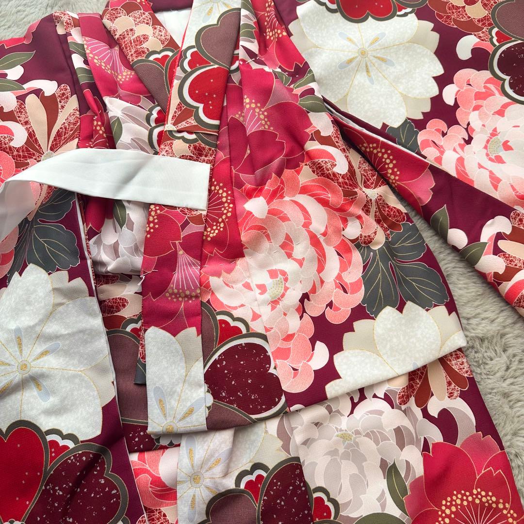 七五三 着物 女の子 KAGURA セット 草履風スリッポン 髪飾り