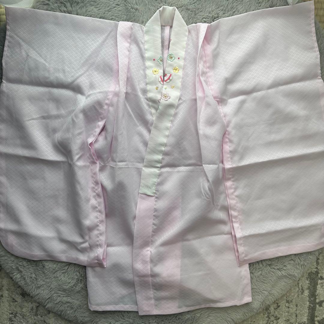 七五三 着物 女の子 KAGURA セット 草履風スリッポン 髪飾り