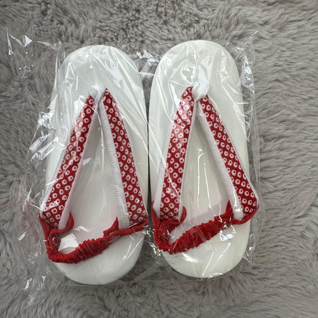 七五三 着物 女の子 KAGURA セット 草履風スリッポン 髪飾り