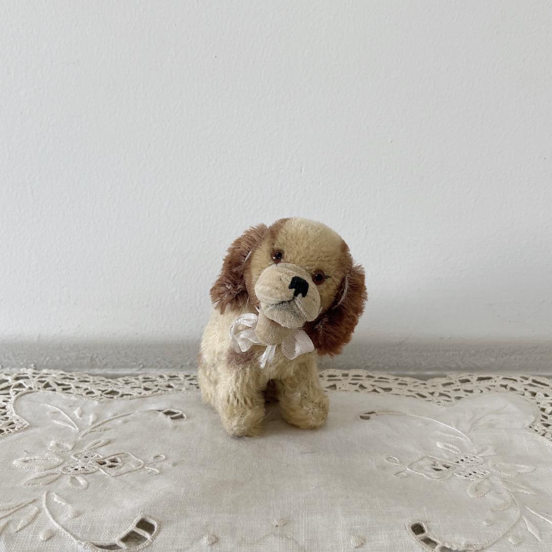 ヴィンテージ　シュタイフ　ヨーロッパ　犬　dog ぬいぐるみ　cookie