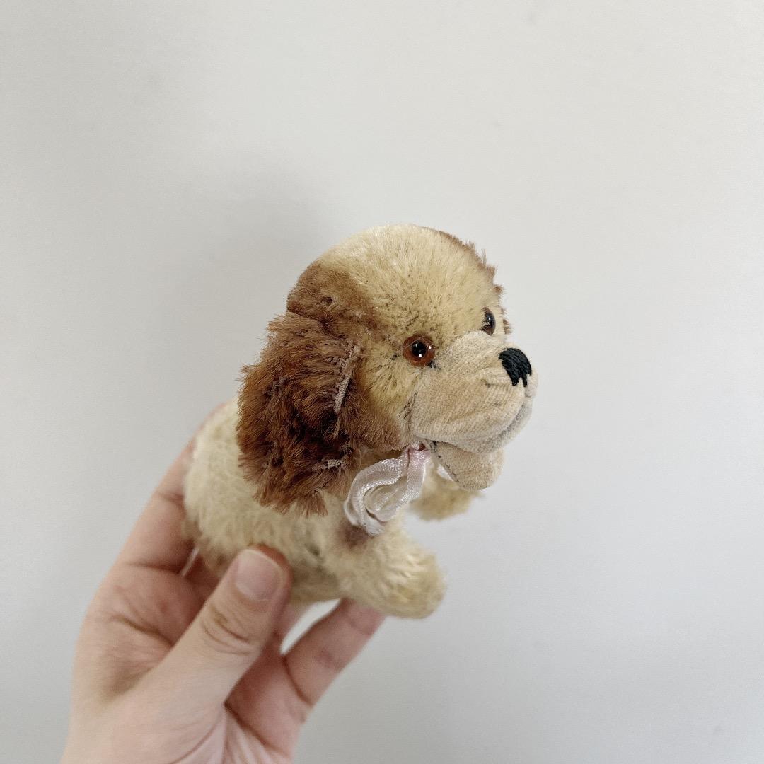 ヴィンテージ　シュタイフ　ヨーロッパ　犬　dog ぬいぐるみ　cookie