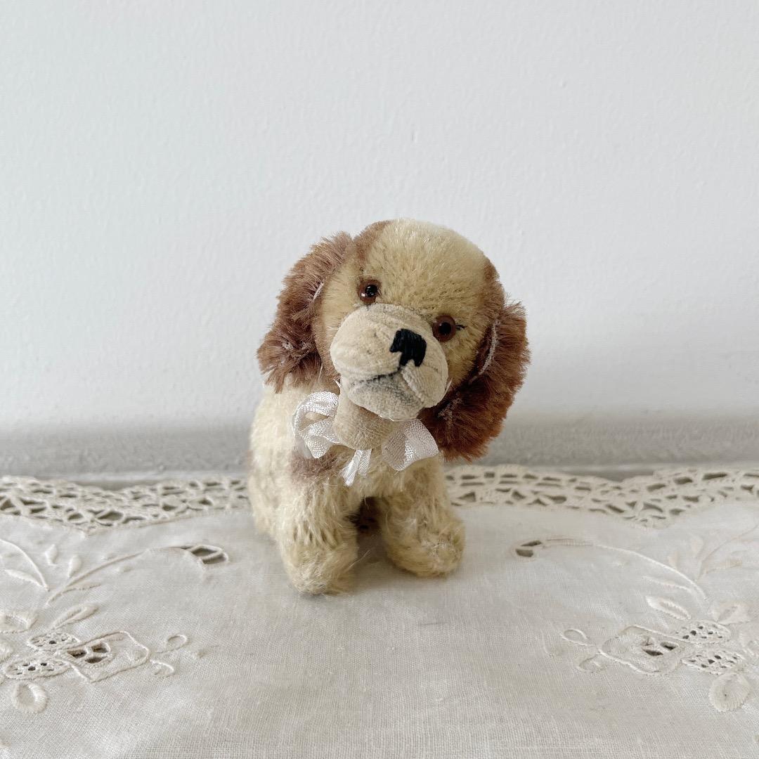 ヴィンテージ　シュタイフ　ヨーロッパ　犬　dog ぬいぐるみ　cookie