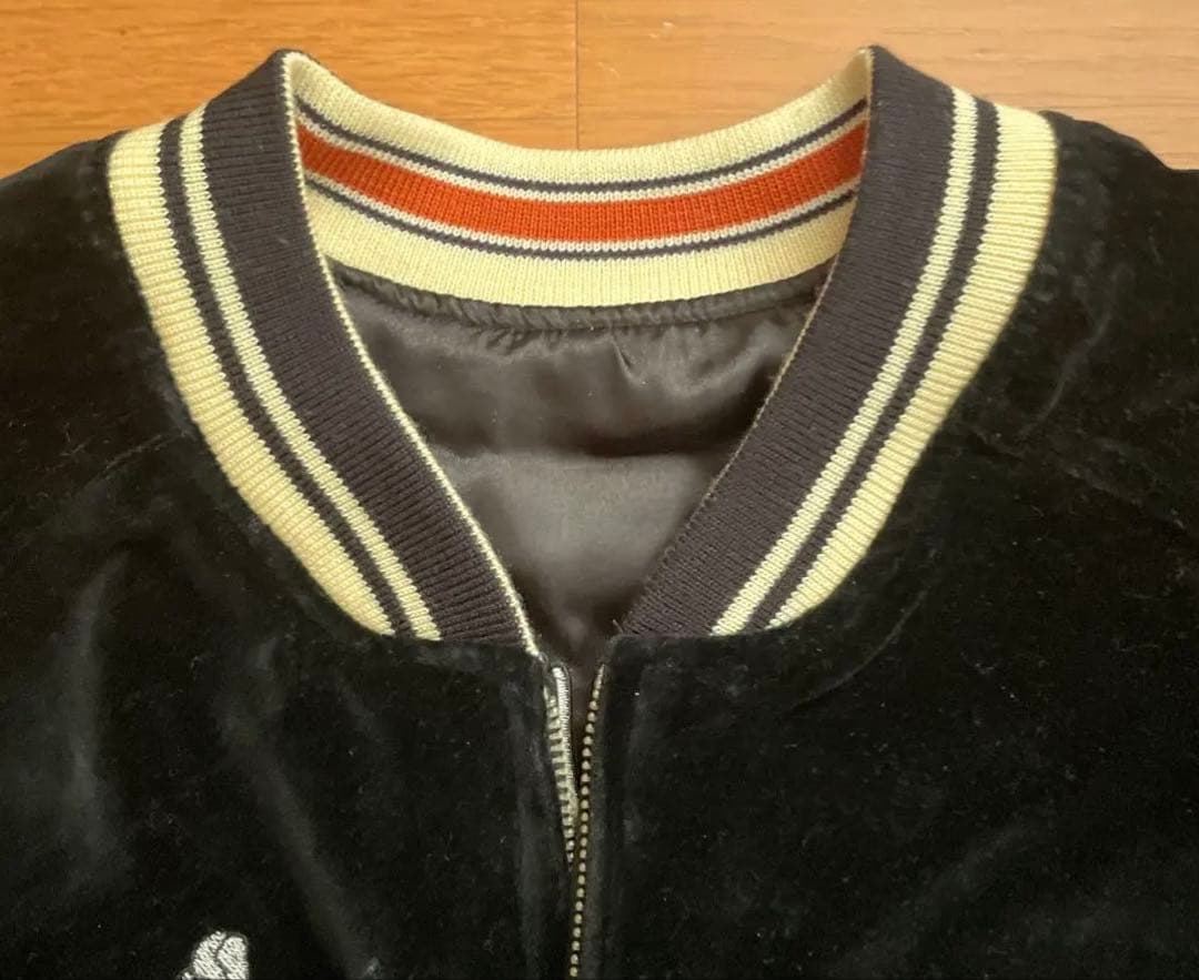 爆裂爛漫娘 スカジャン （別珍／サテン リバーシブル)