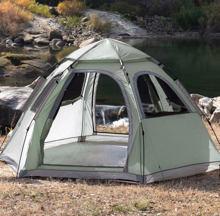 スモーキーグリーン 幅300cm(4-5人用) 最大収容人数 5人