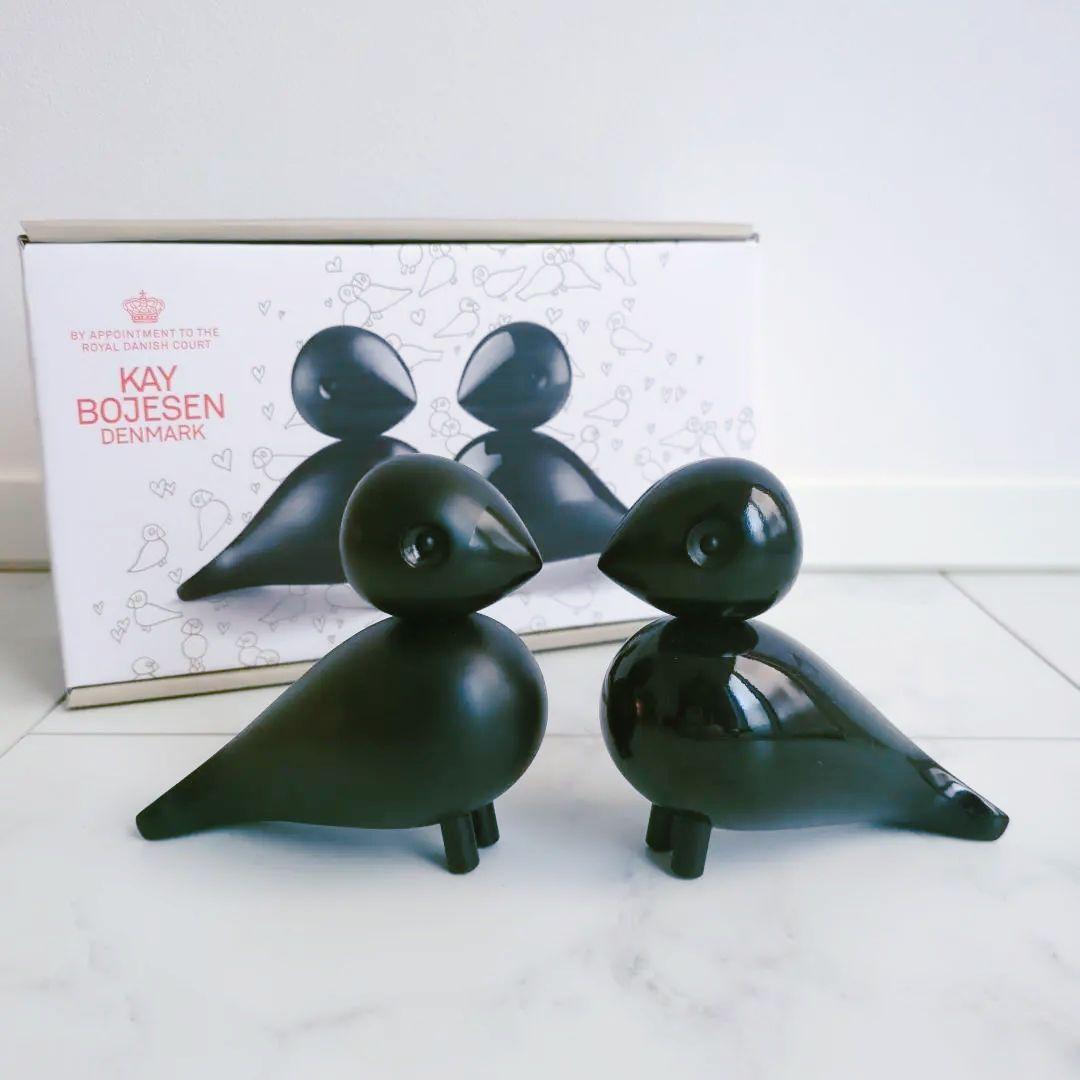 【新品】KAY BOJESEN TURTELDUER ラブバードの置物