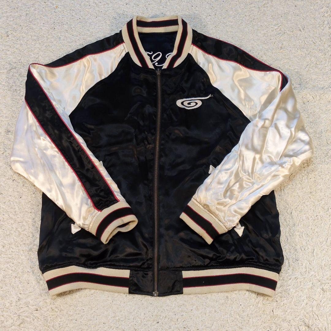 悟空本舗　リバーシブルスカジャン　サイズL　鯉刺繍