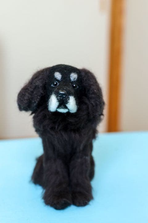 羊毛フェルト　ゴールデンレトリバー