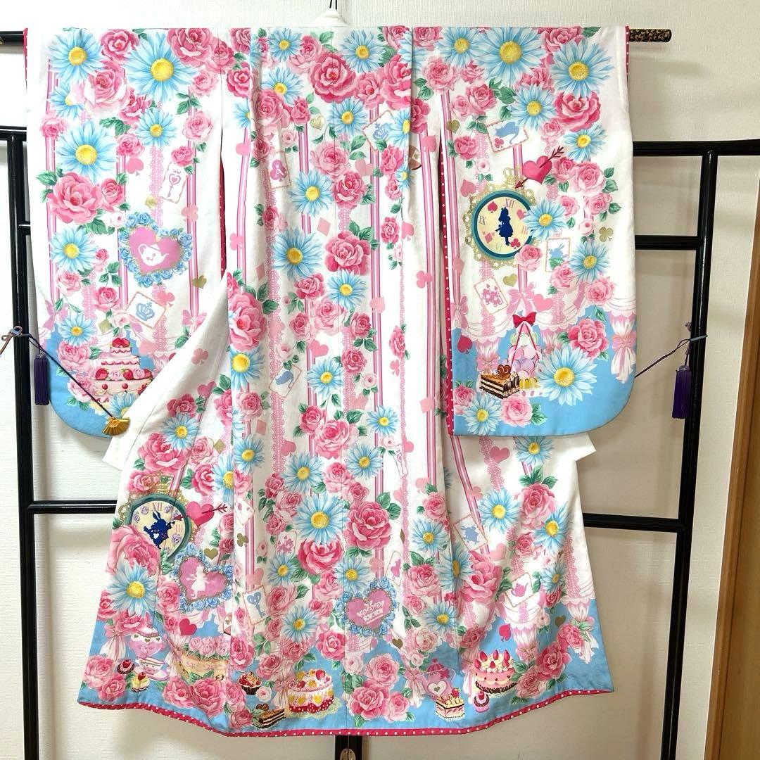 No.106 七五三　7歳 着物フルセット　　松田聖子