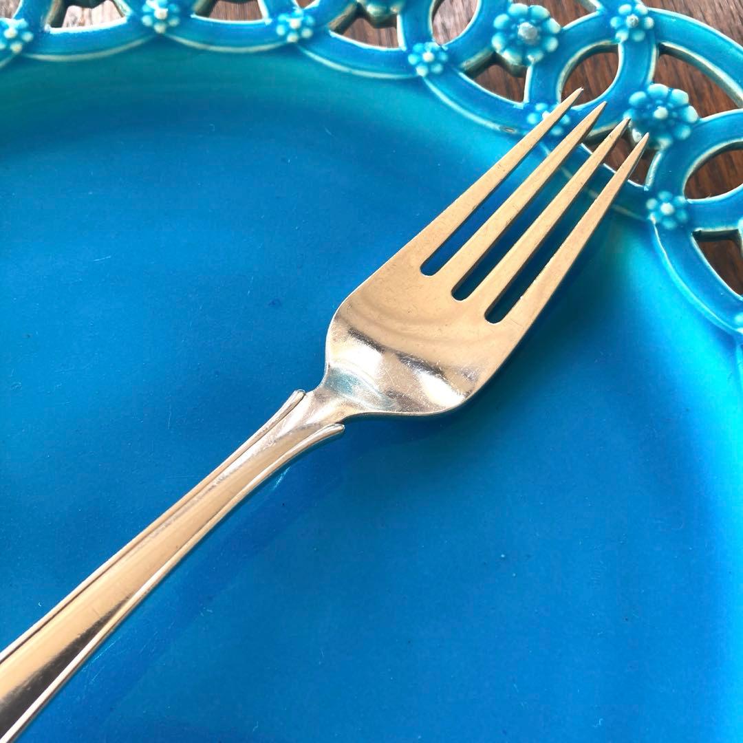 ジョージジェンセン　シルバー　サラダフォーク