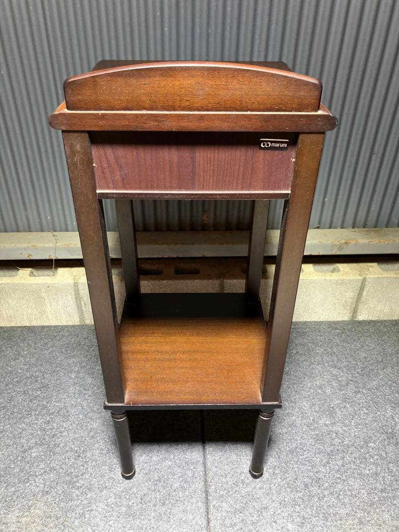 maruni マルニ　アンティーク電話台、花台　中古　美品