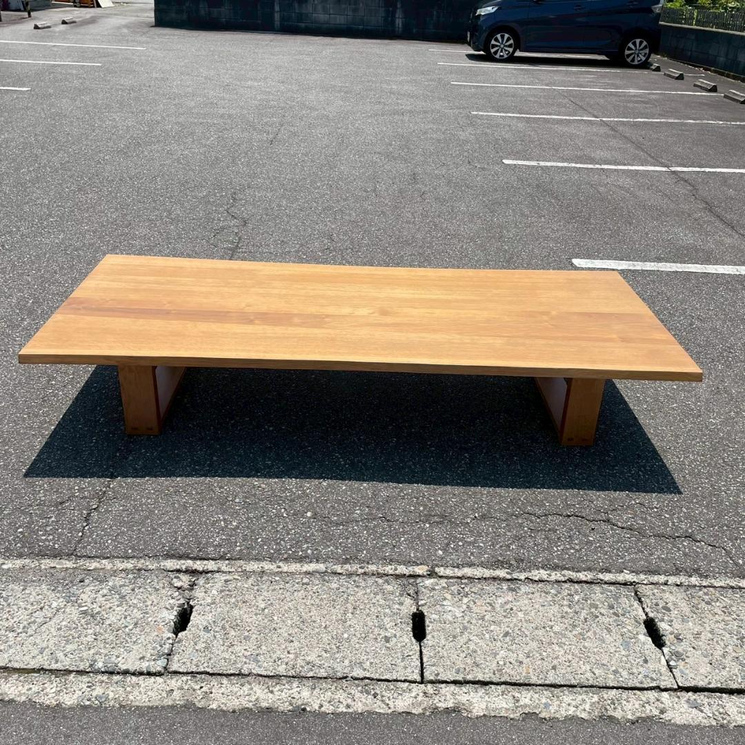 【飛騨家具】オーダー品 W2100×D900 ローテーブル 特注 Y1818