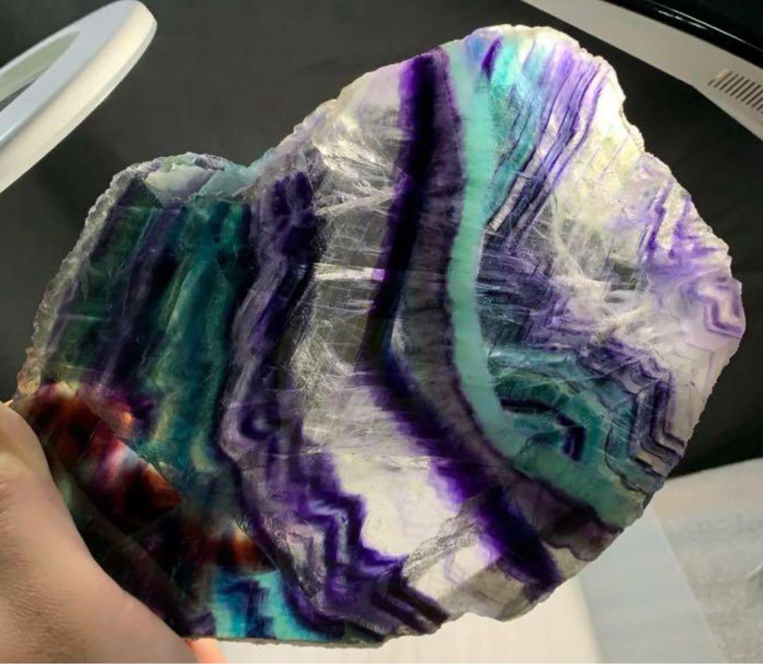 ALLSALE☆透明度抜群☆美グラデーションフローライト プレート