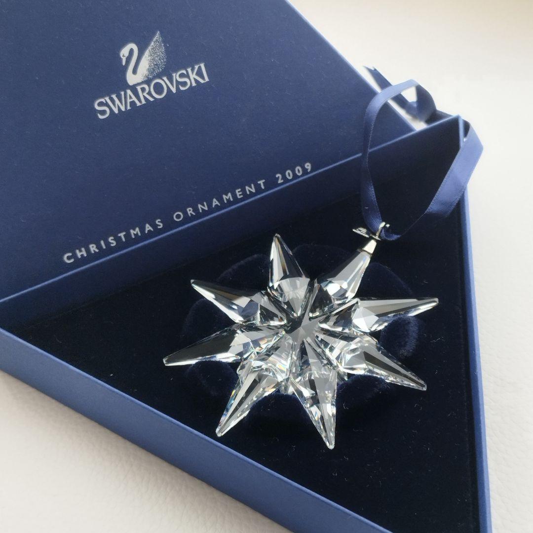 スワロフスキー クリスマス オーナメント 2009 雪 結晶 ガラス ウインター