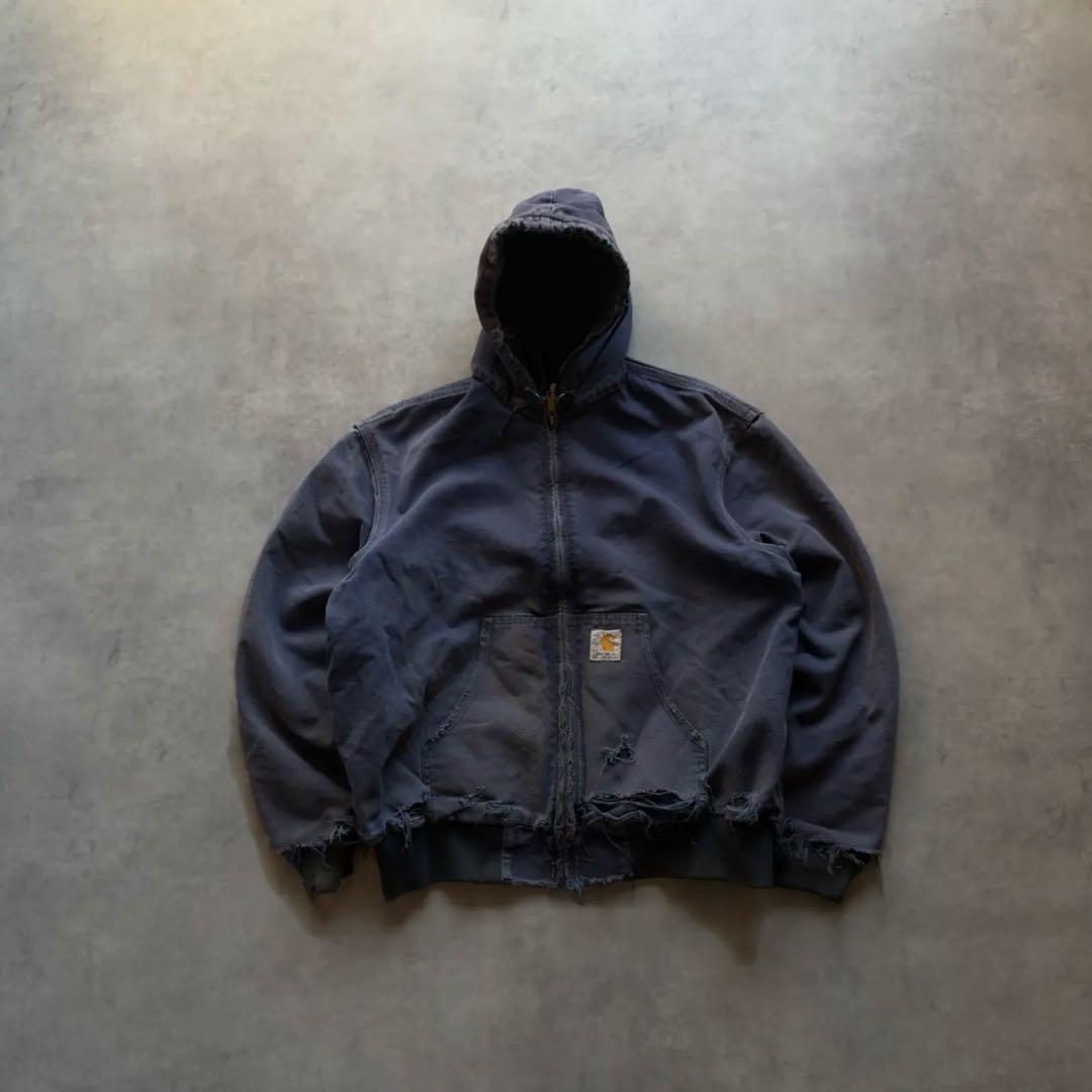 マ*シ様 Carhartt Active Jacket Fade navy -L