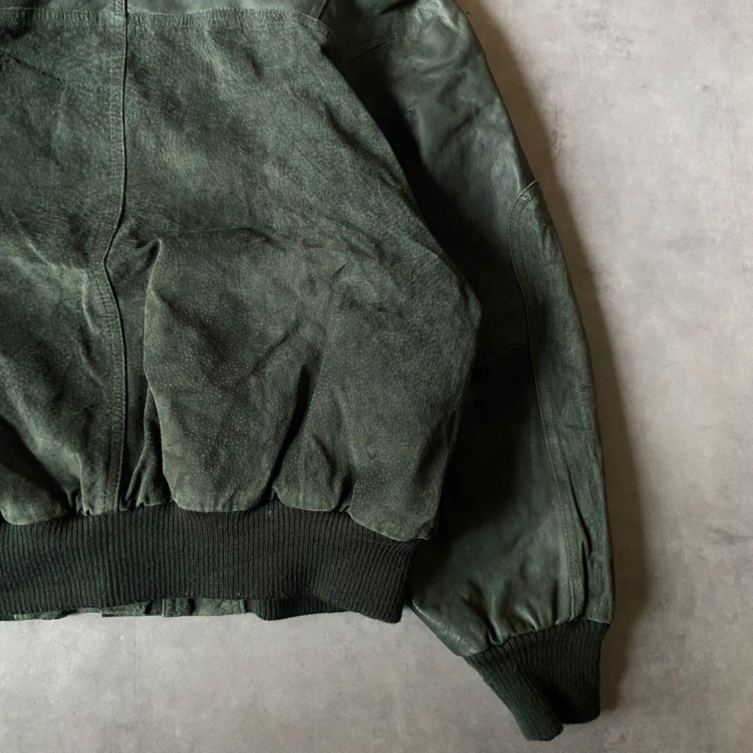 ジャケット・アウター 80s east west real leather jacket BQ43