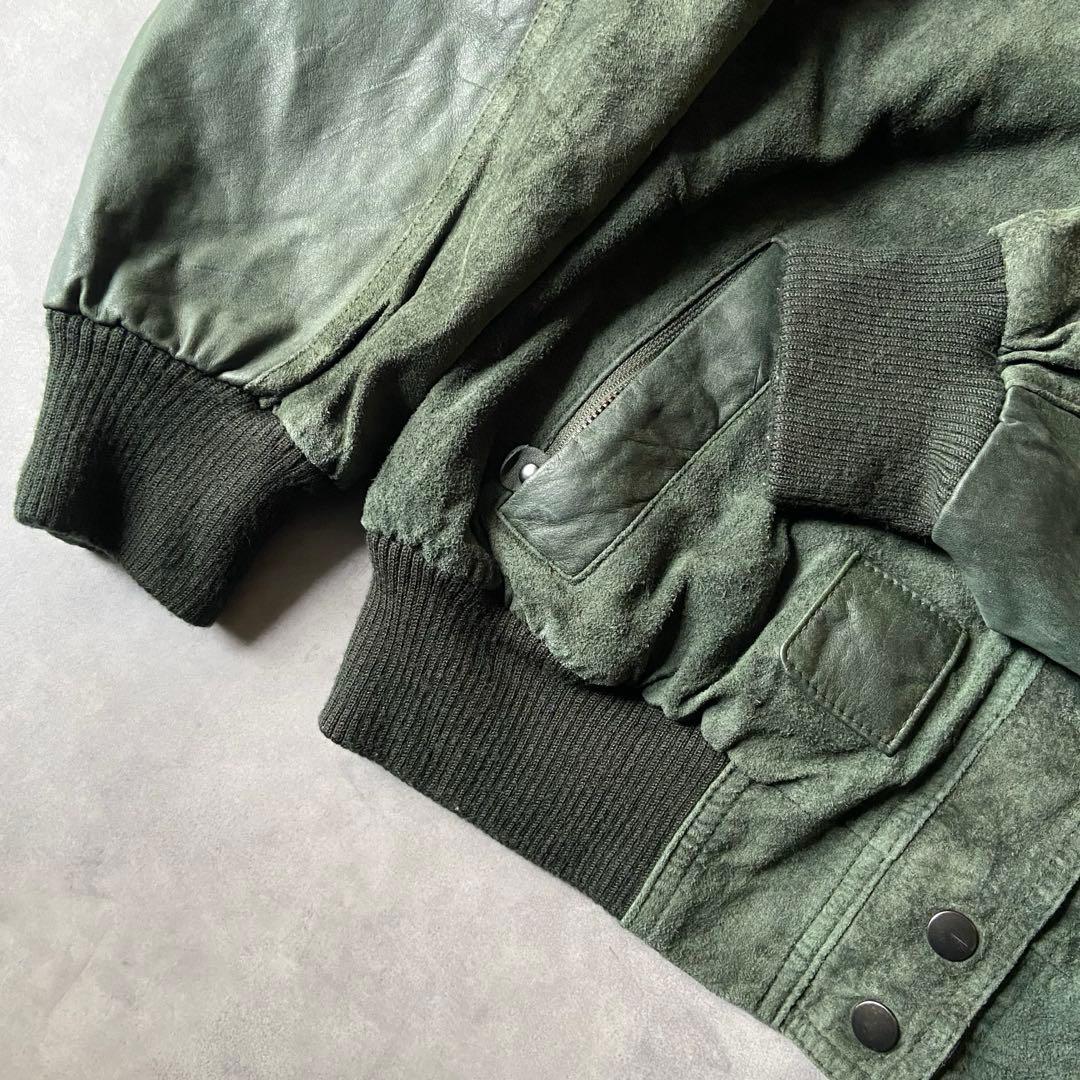 ジャケット・アウター 80s east west real leather jacket BQ43