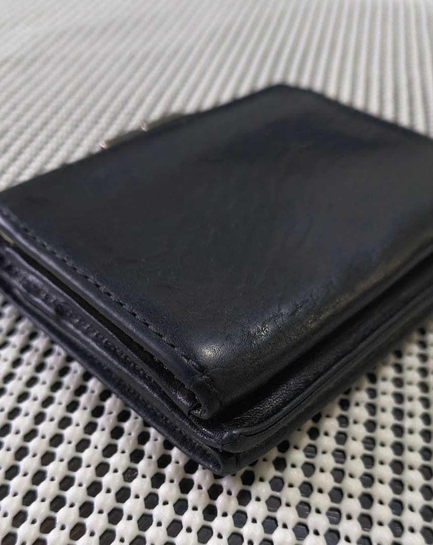 SLOW （スロウ） がま口 ミニ財布 ブラック