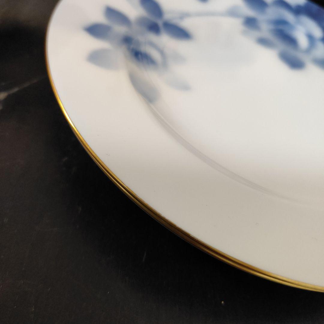 大倉陶園(OKURA) 6枚セット　青い花柄