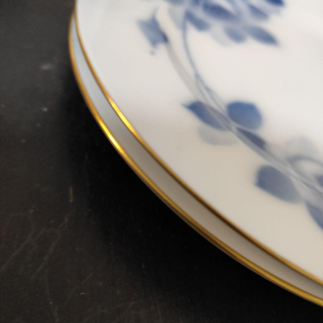 大倉陶園(OKURA) 6枚セット　青い花柄