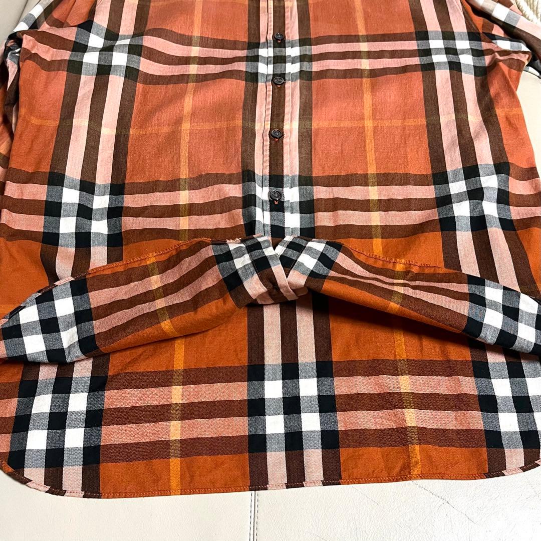 バーバリーロンドン　ノバチェック柄 長袖シャツ Lサイズ　ギガチェック