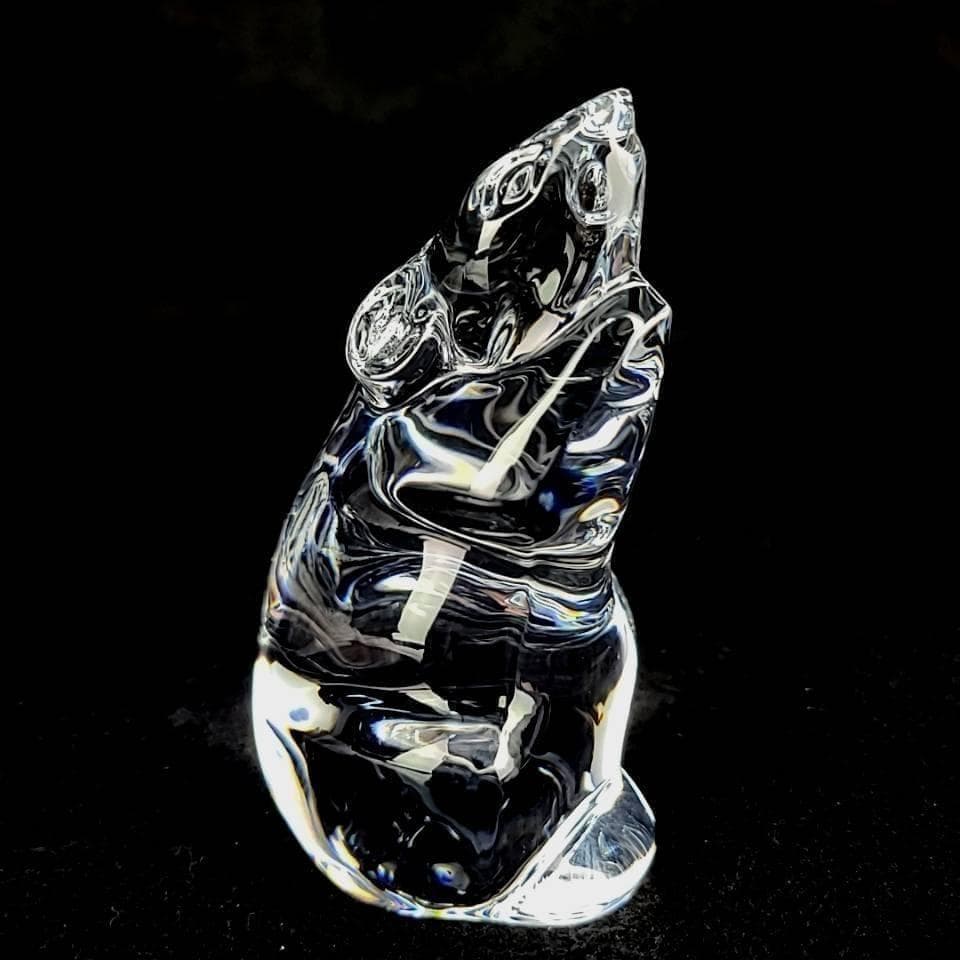 ●美品/バカラ　干支　置物　フィギュリン　ねずみ　子年 1