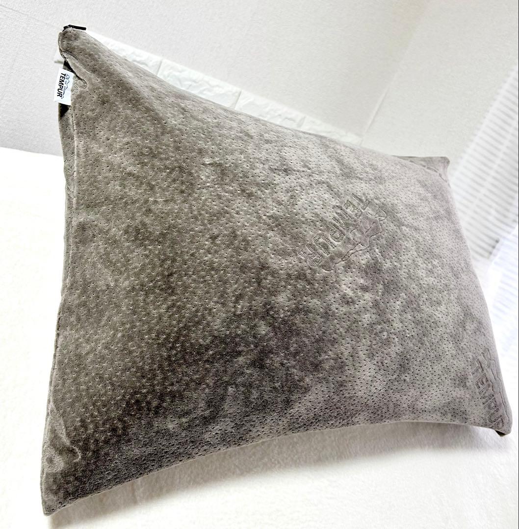 TEMPURテンピュール　コンフォートピロー　グレー　63cm×43cm