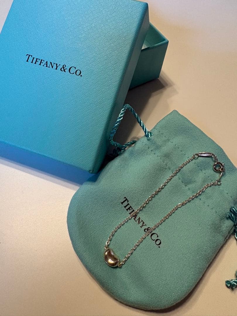 【美品】ティファニー エルサペレッティ ビーン ブレスレット シルバー925