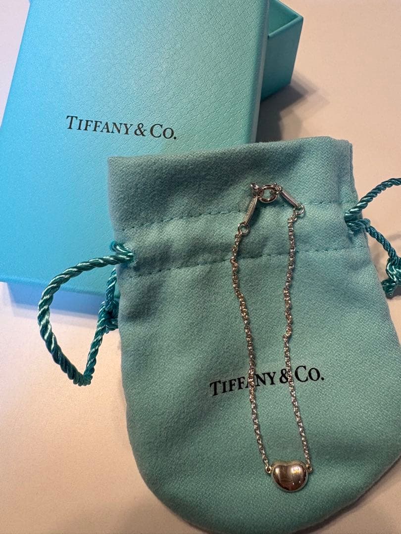 【美品】ティファニー エルサペレッティ ビーン ブレスレット シルバー925