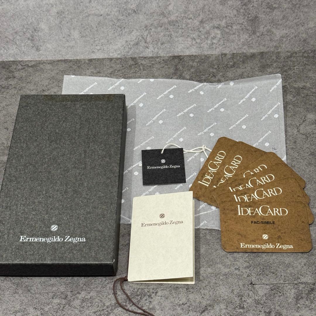 【新品未使用品】Ermenegildo Zegna 長財布　レザー　二つ折り