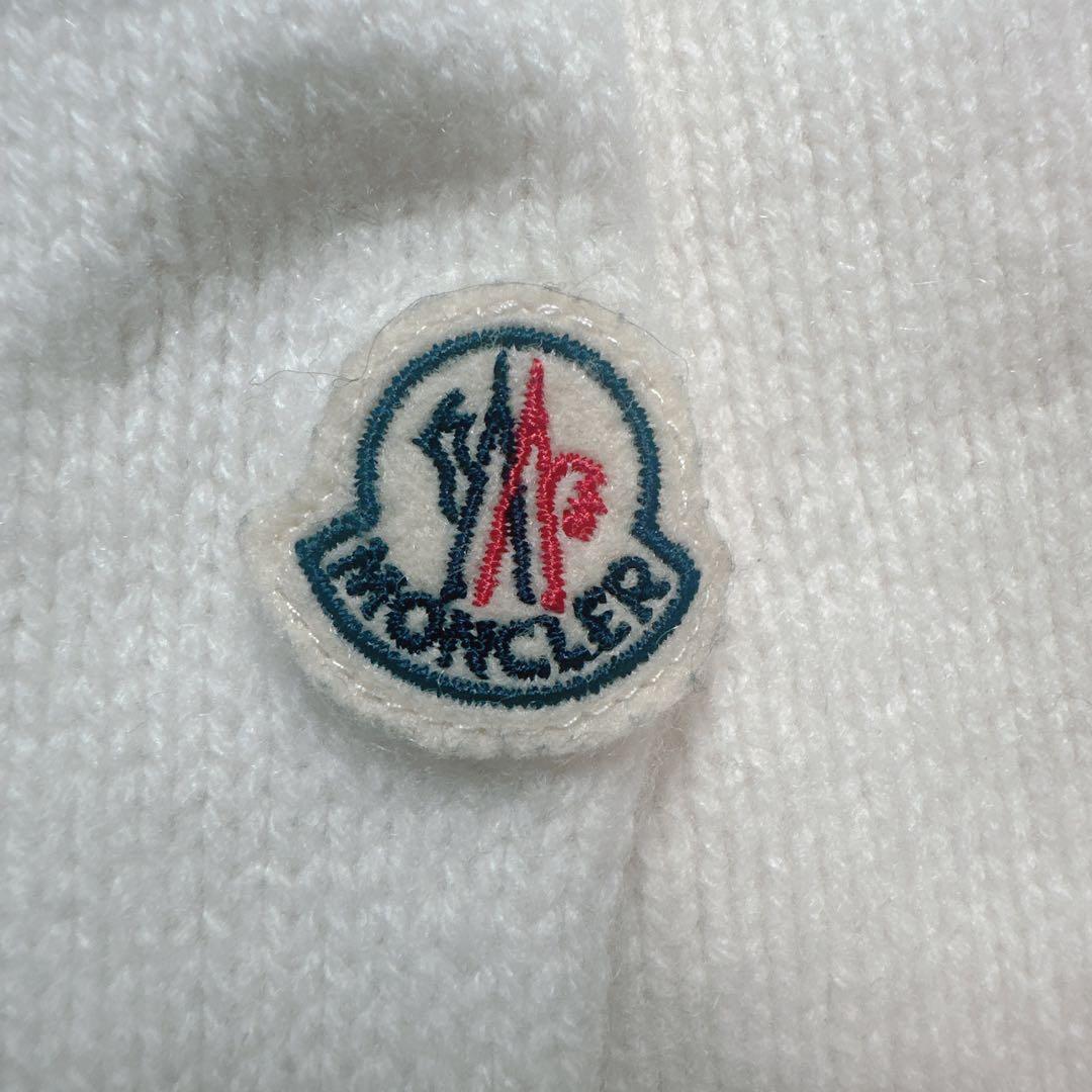 MONCLER モンクレール ニット ショート丈 カシミヤ ワッペン S