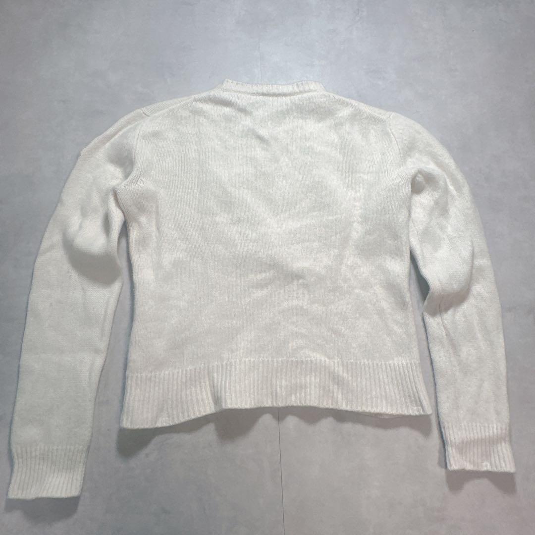 MONCLER モンクレール ニット ショート丈 カシミヤ ワッペン S