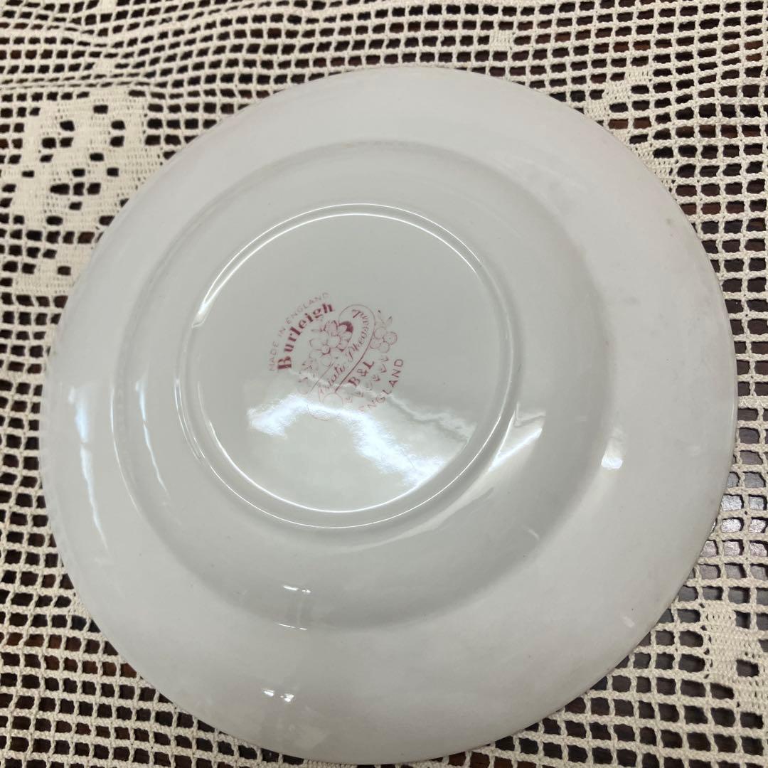 英国バーレイ社 ピンクアジアティックフェザンツ プレート 17.5cm 2枚