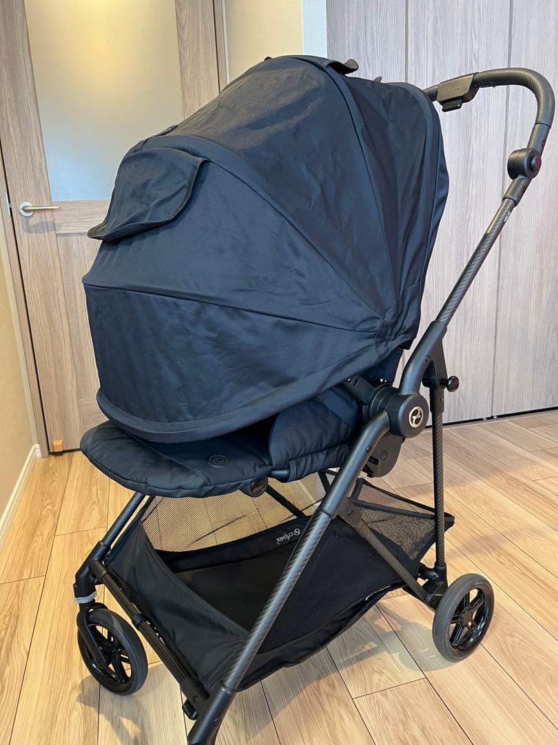 【美品】 サイベックス cybex メリオカーボン 2021 レインカバー付き